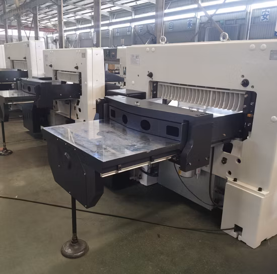 Máquina de corte de papel automática industrial, controle de programa, guilhotina de papel (92K)