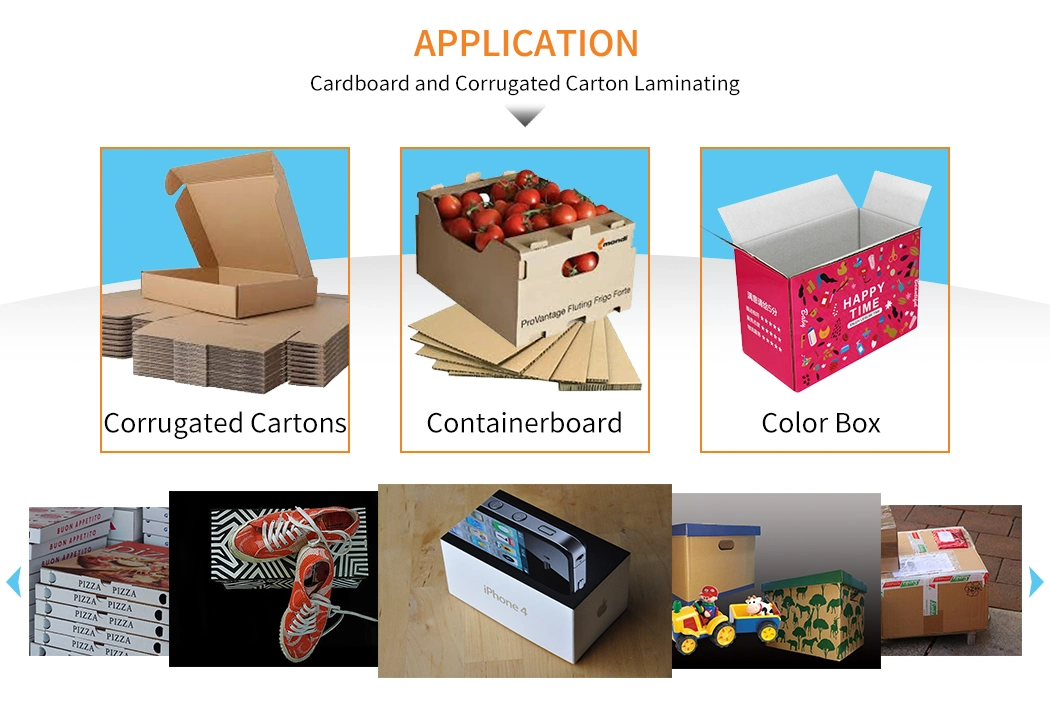 Multi-Layer Cardboard Paper Printing Packaging High Speed Industrial Flute Laminating Machine