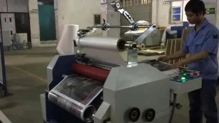 Laminador de filme térmico quente manual para máquina de laminação de papelão ondulado