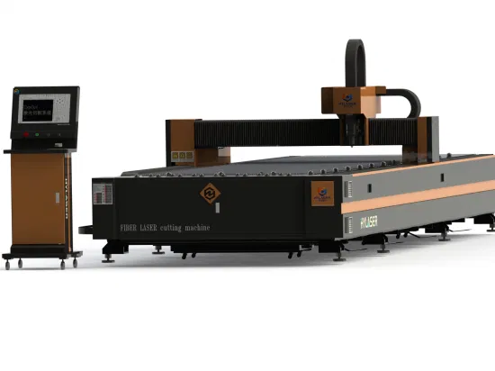 Máquina de corte a laser de fibra de venda quente de fábrica na China para aço carbono/aço inoxidável/alumínio/canal de aço