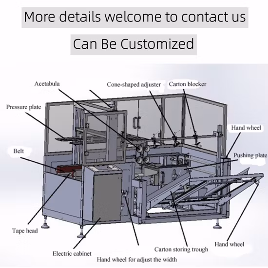 Máquina montadora de papelão Leadworld Máquina de montagem totalmente automática personalizada para caixa de papelão