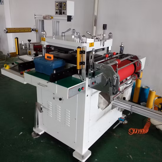 Máquina de corte e vinco plana de adesivos de etiquetas em branco