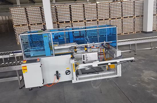 Caixa de caixa de cartão/instalador pequenos automáticos da caixa que erige a máquina aberta